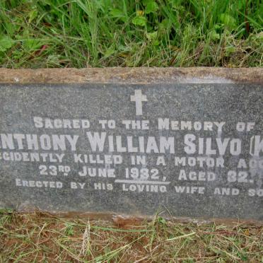 SILVO Anthony William -1932