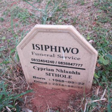 SITHOLE Cyprian Nhlanhla 1968-2016