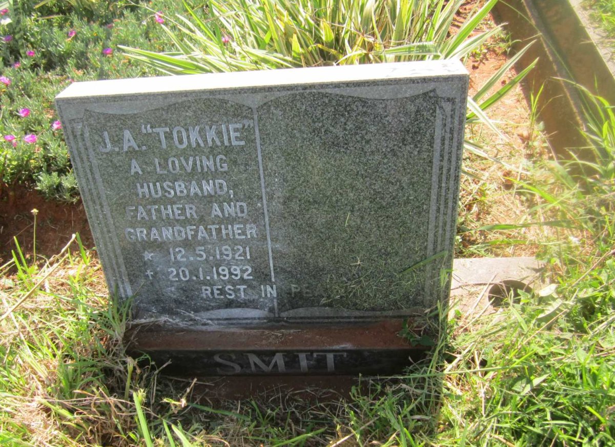 SMIT Johannes Andries 1921-1992