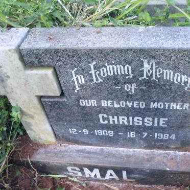 SMAL Chrissie 1909-1964