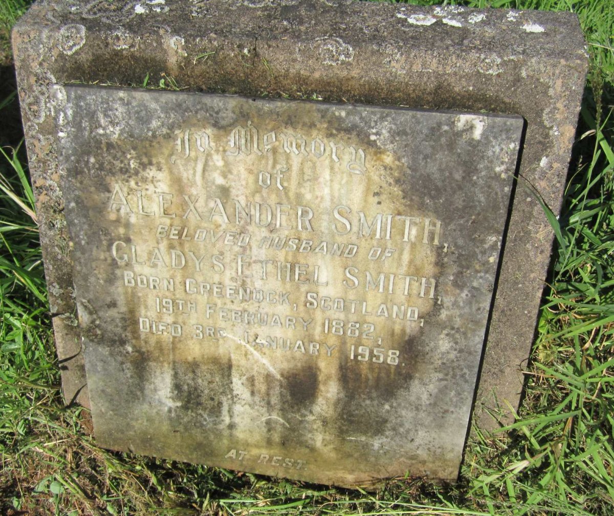 SMITH Alexander 1882-1958
