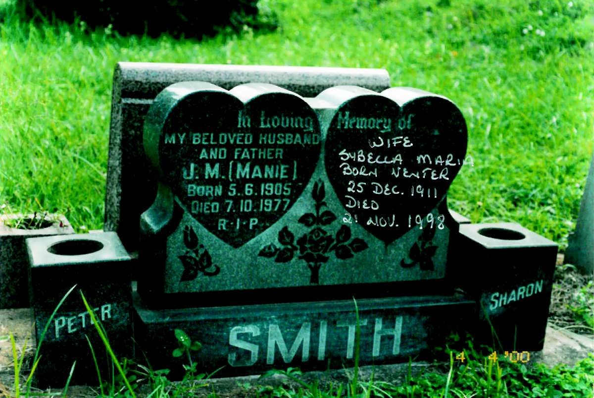 SMITH J.M. 1905-1977 &amp; Sybella Maria VENTER 1911-1998