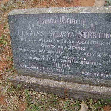 STERLING Charles Selwyn -1954 &amp; Hilda -1981