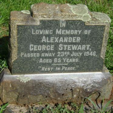 STEWART Alexander George -1946