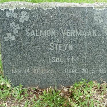 STEYN Salmon Vermaak 1920-1967