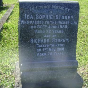 STOREY Richard -1960 &amp; Ida Sophie -1950