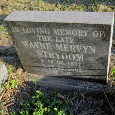 STRYDOM Wayne Mervyn 1977-2002