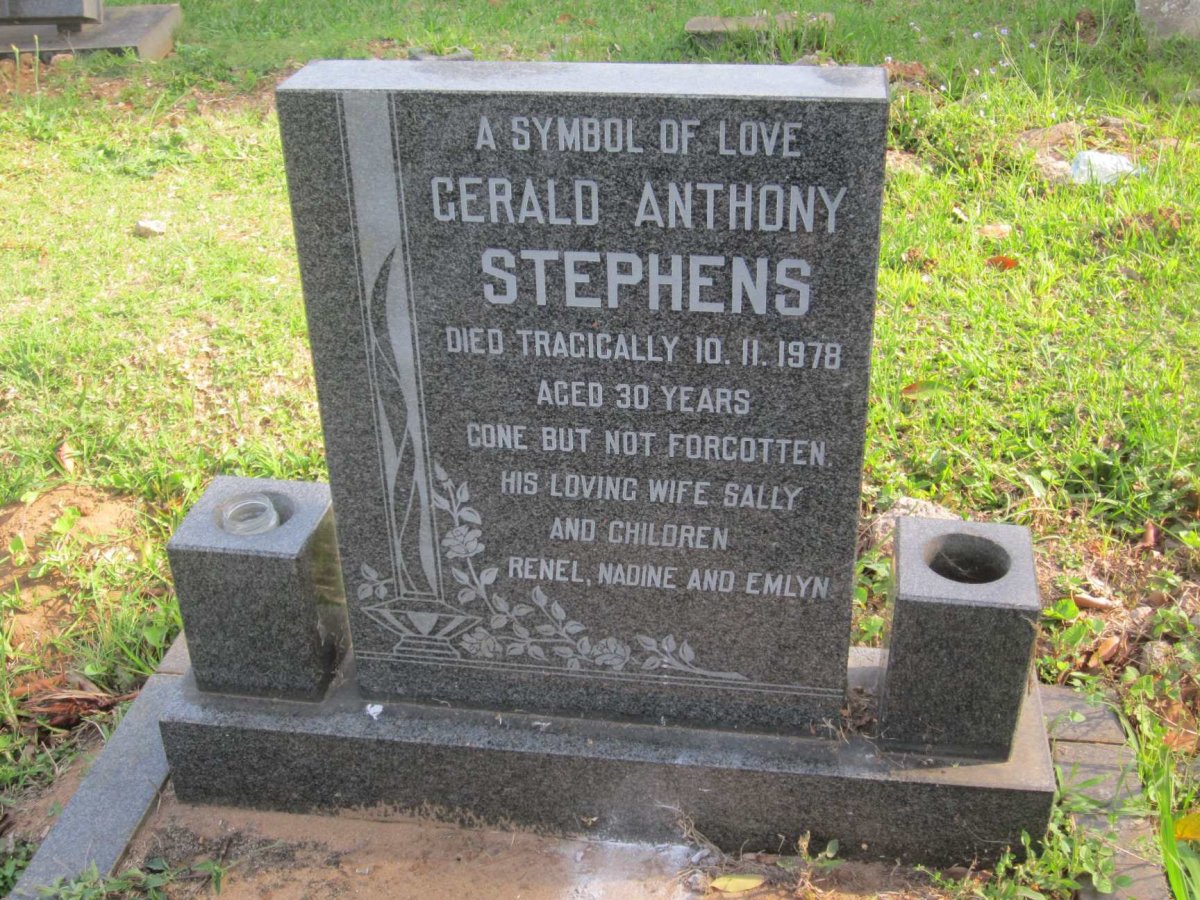 STEPHENS Gerald Anthony -1978
