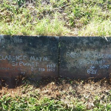STEWART Clarence Mayne -1968 :: Frederick George -1980