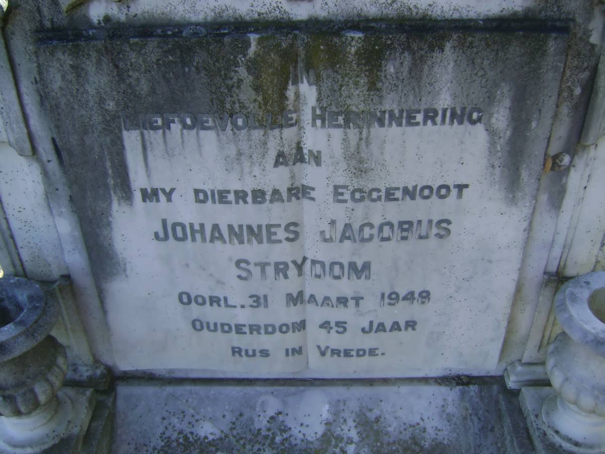 STRYDOM Johannes Jacobus -1948