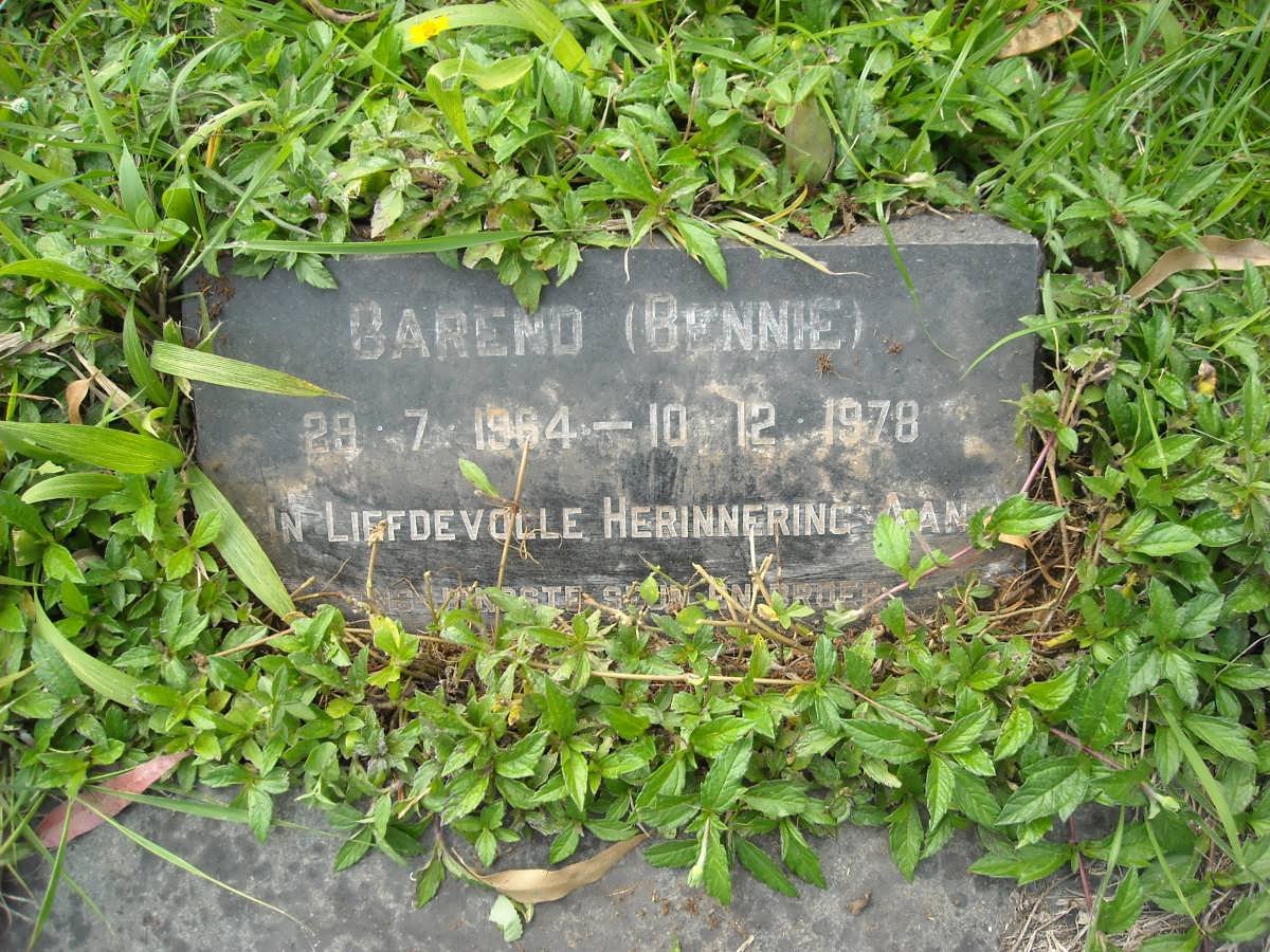 COERTSE Barend 1964-1978