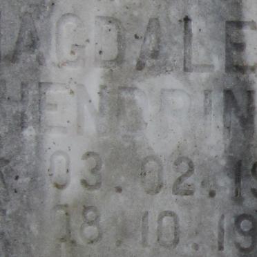 STRYDOM Magdalena Hendrina 1910-1992