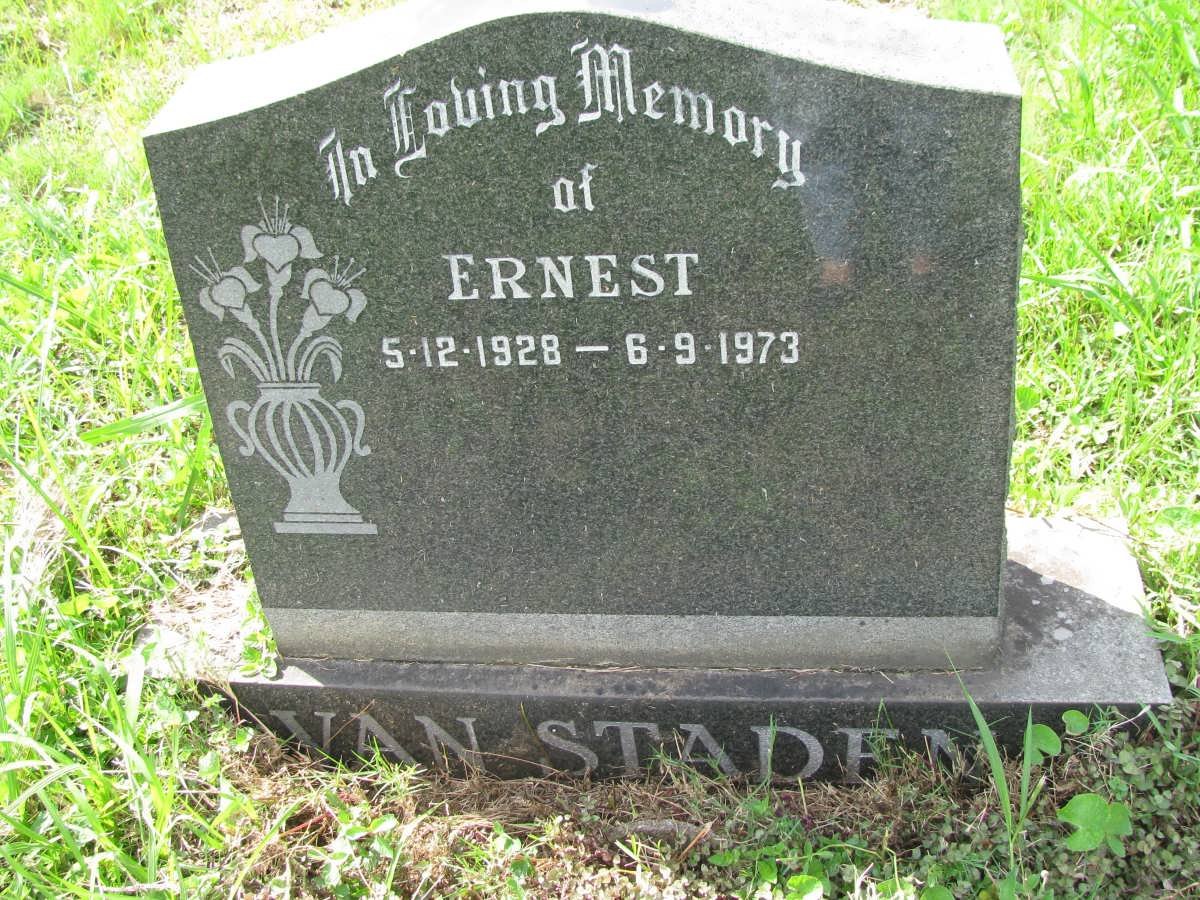 STADEN Ernest, van 1928-1973