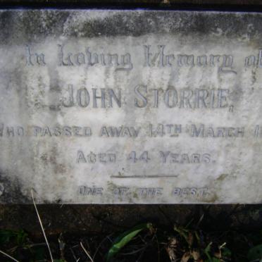 STORRIE John -1943