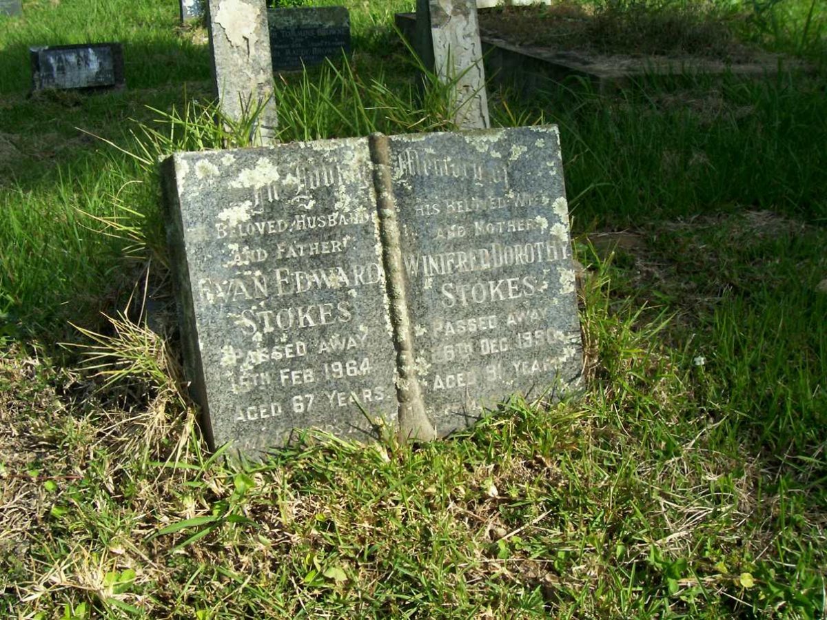 STOKES Evan Edward -1964 &amp; Winifred Dorothy -1990