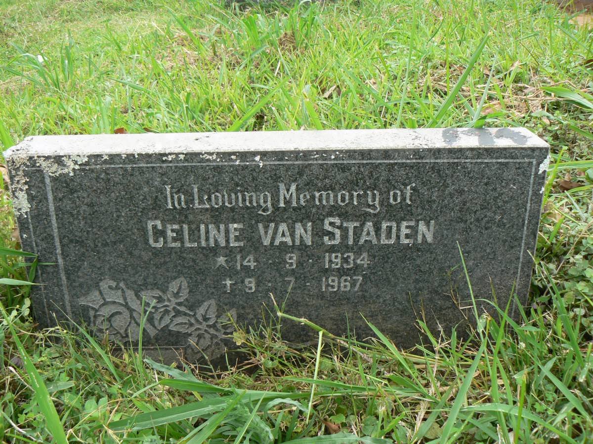 STADEN Celine, van 1934-1967