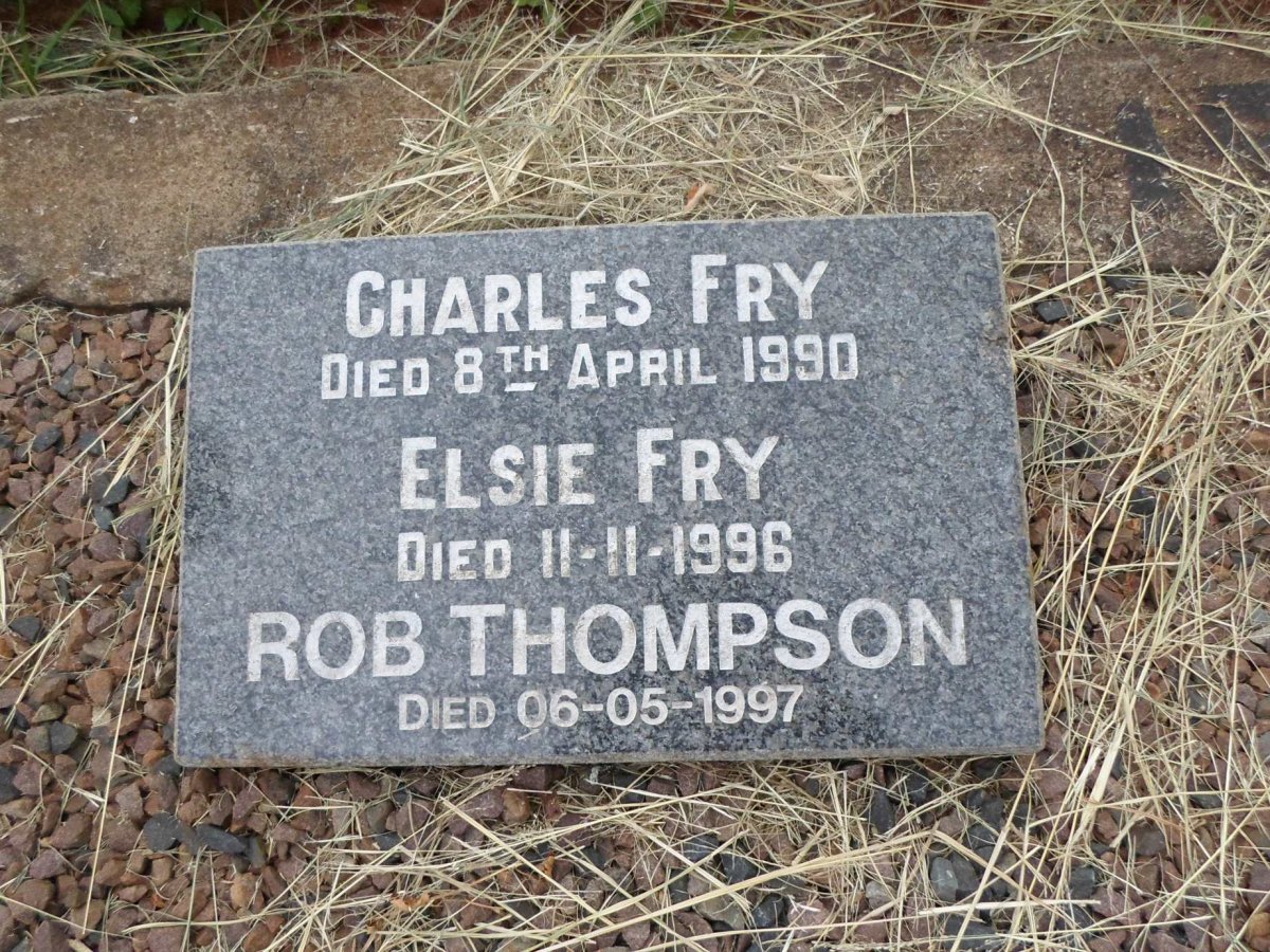 FRY Charles -1990 :: FRY Elsie -1996 :: THOMPSON Rob -1997