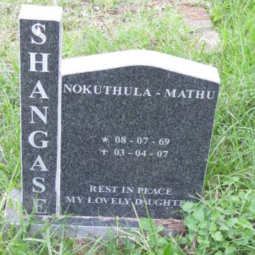 SHANGASE Nokuthula - Mathu 1969-2007