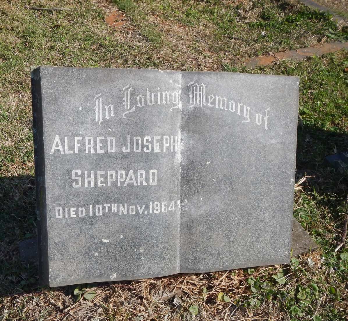 SHEPPARD Alfred Joseph -1964