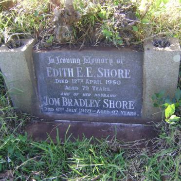 SHORE Tom Bradley -1959 &amp; Edith E.E. -1950