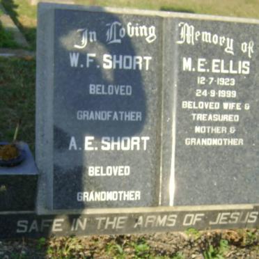 SHORT W.F. -1948 &amp; A.E. -1982 :: ELLIS M.E. 1923-1999