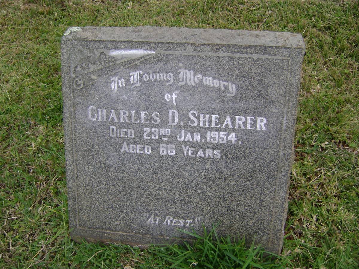 SHEARER Charles D. -1954