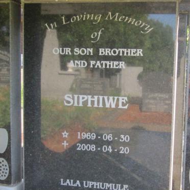 SHABANGU Siphiwe 1969-2008
