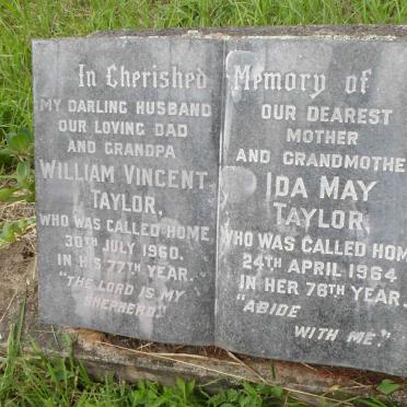 TAYLOR William Vincent -1960 &amp; Ida May -1964