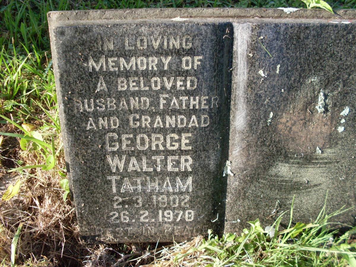 TATHAM George Walter 1902-1970