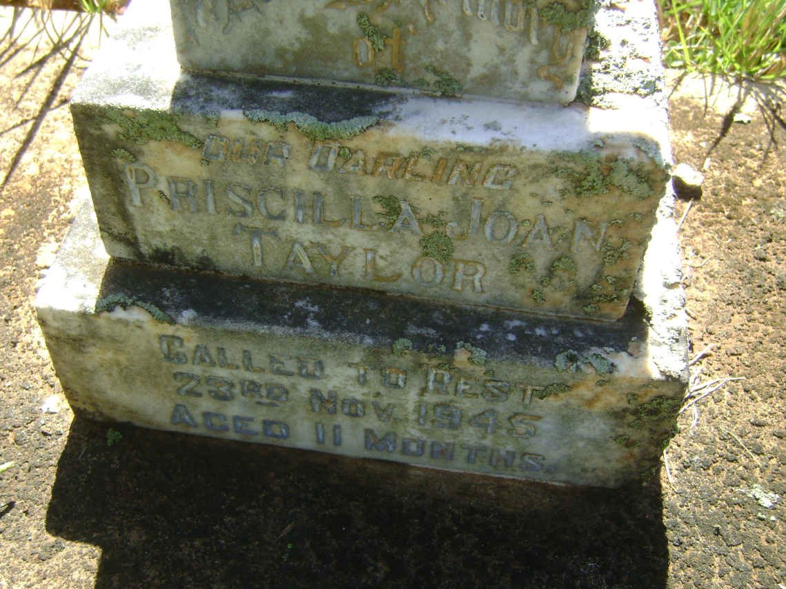 TAYLOR Priscilla Joan -1945