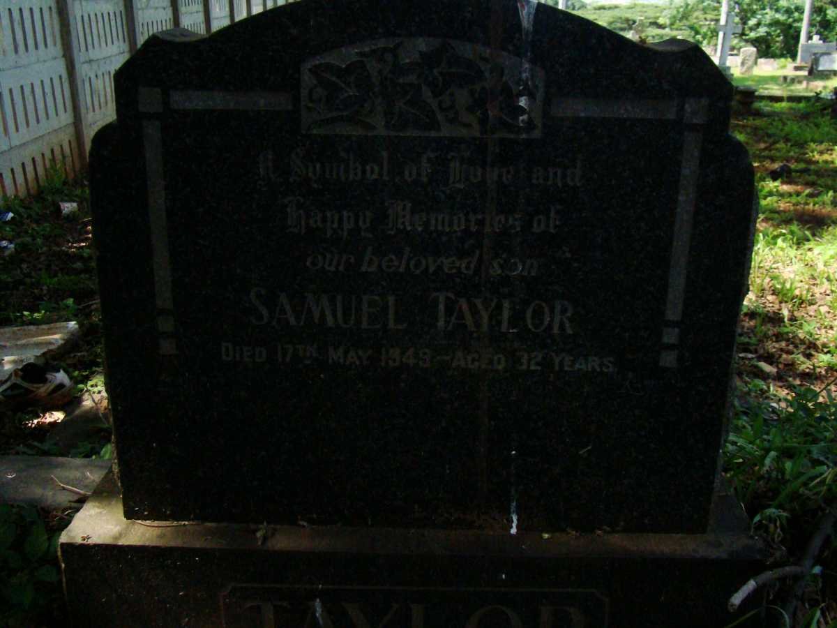 TAYLOR Samuel  -1949