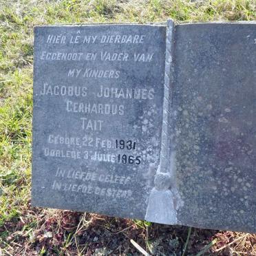 TAIT Jacobus Johannes Gerhardus 1931-1965