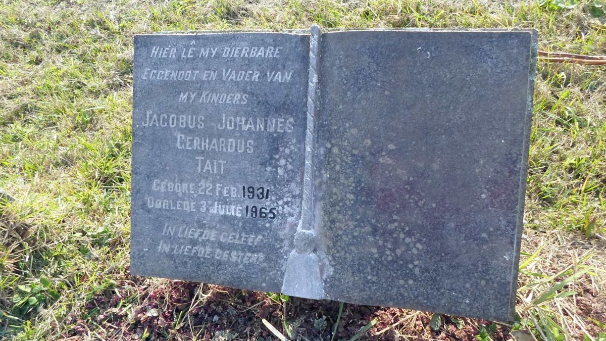 TAIT Jacobus Johannes Gerhardus 1931-1965