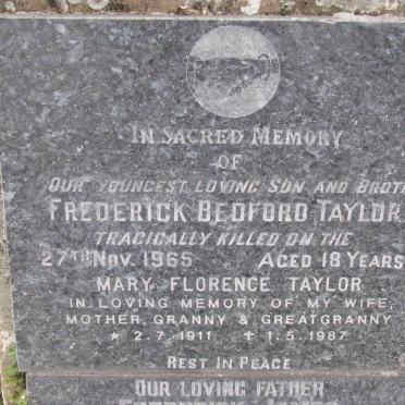 TAYLOR Frederick Bedford -1965 :: TAYLOR Mary Florence 1911-1987