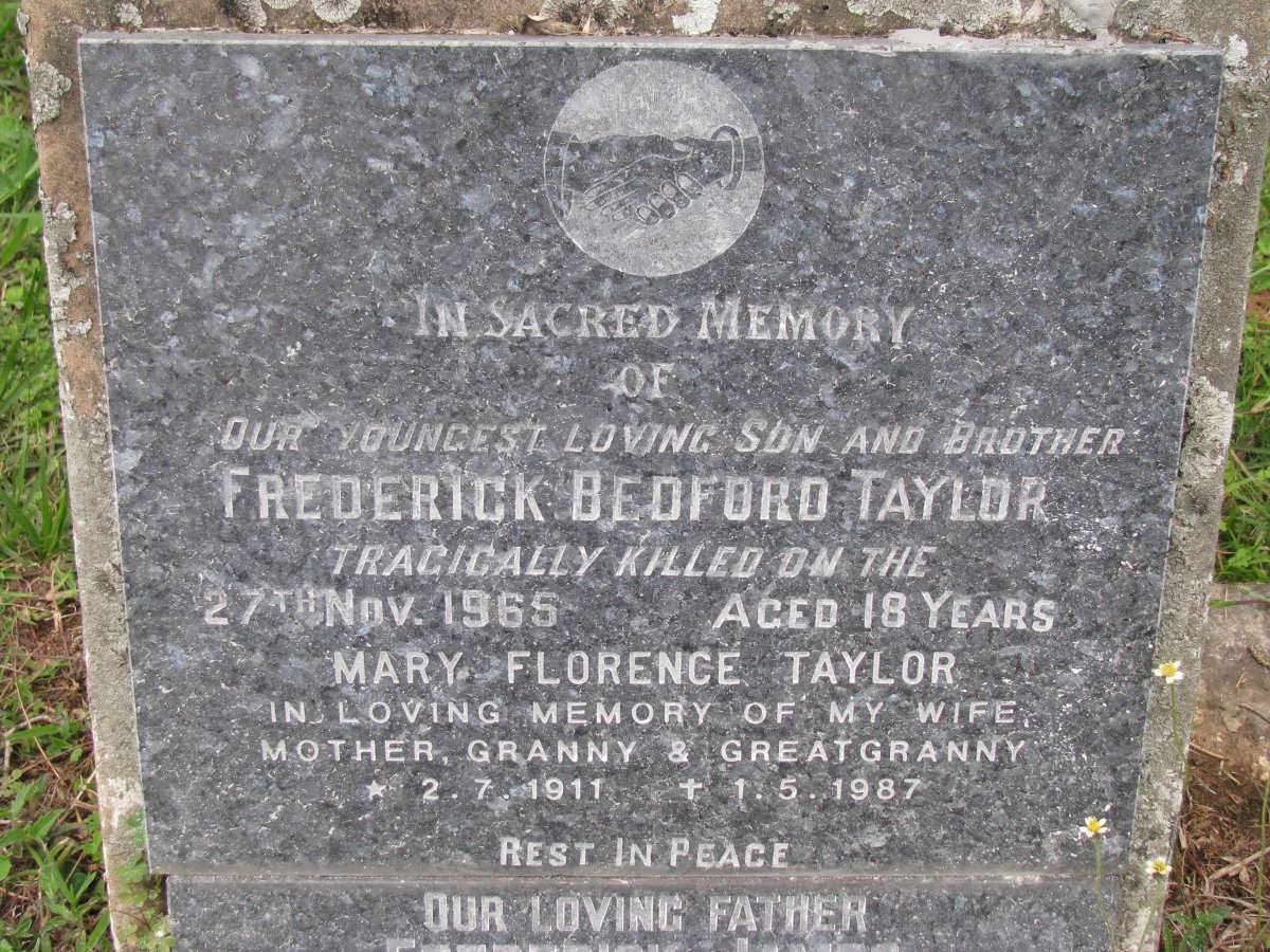 TAYLOR Frederick Bedford -1965 :: TAYLOR Mary Florence 1911-1987