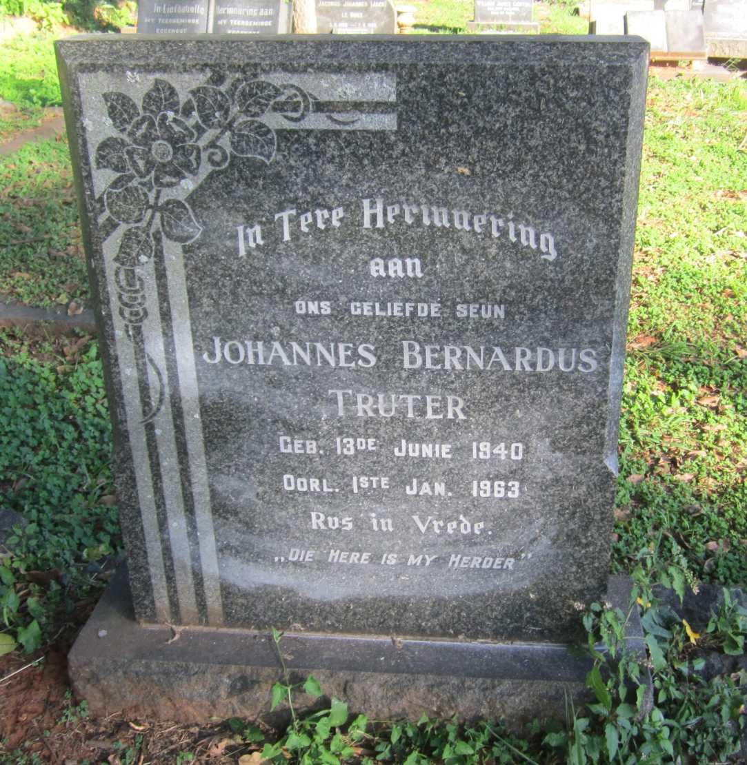 TRUTER Johannes Bernardus 1940-1963
