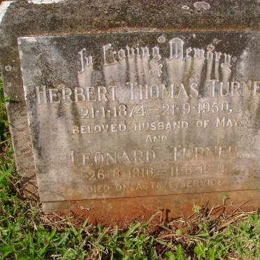 TURNER Herbert Thomas 1874-1950 :: TURNER Leonard 1916-1941