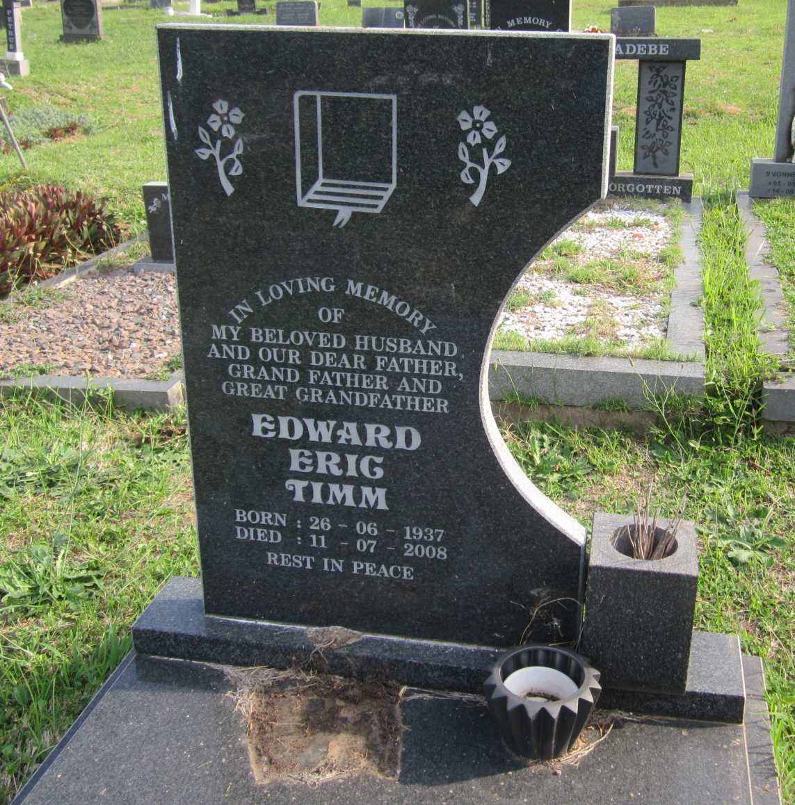 TIMM Edward Eric 1937-2008