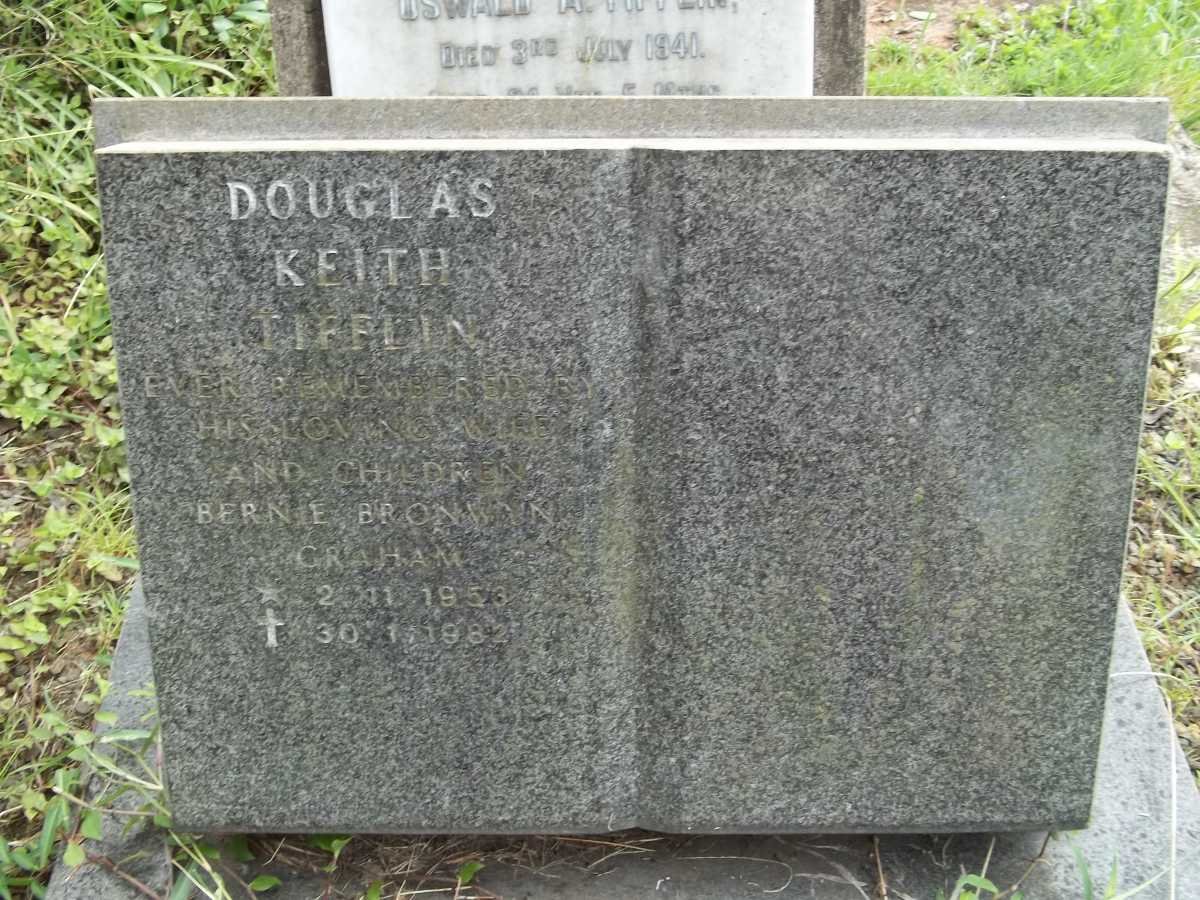 TIFFLIN Charles Andrew -1920-1995 &amp; Lorraine Elizabeth 1915-1998 :: TIFFLIN Douglas Keith 1953-1982