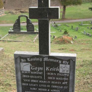 TIMOTHY Gops 1947-1972 :: SPOGTER Keith 1952-1985