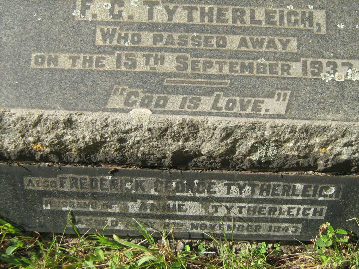 TYTHERLEIGH Frederick George -1943 &amp; Annie -1937