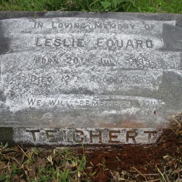 TEICHERT Leslie Eduard 1939-1961