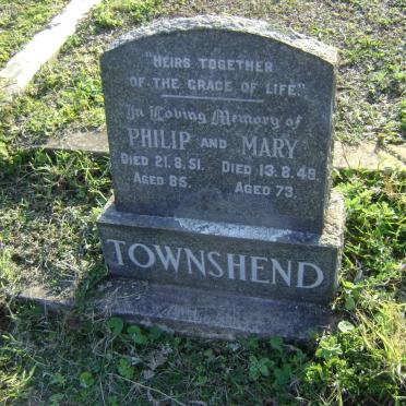 TOWNSHEND Philip -1951 &amp; Mary -1949