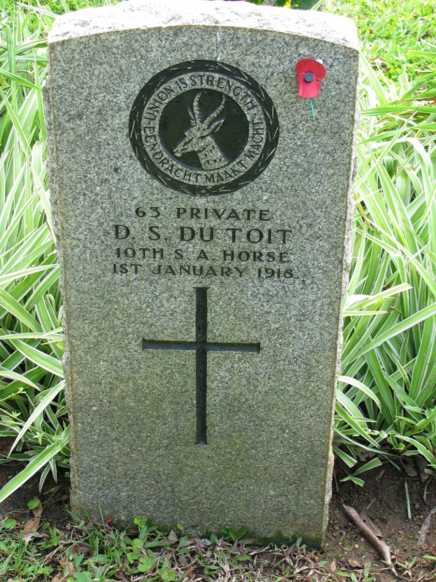 TOIT D.S., du -1918