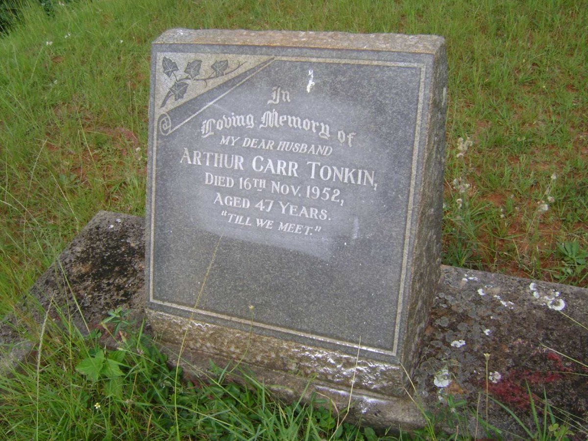 TONKIN Arthur Carr -1952