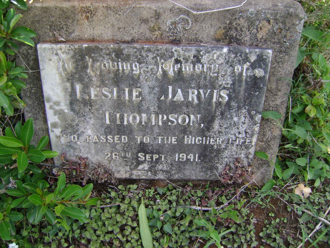 THOMPSON Leslie Jarvis -1941