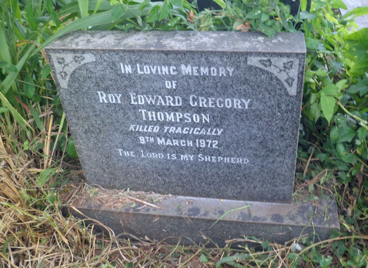 THOMPSON Roy Edward Gregory -1972