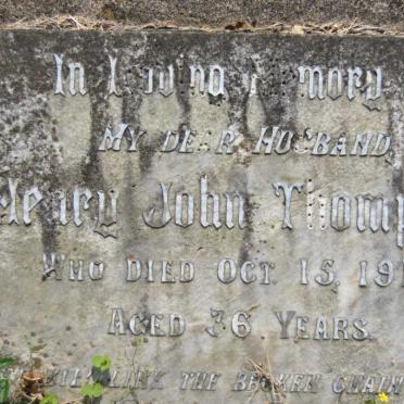 THOMPSON Henry John -1918