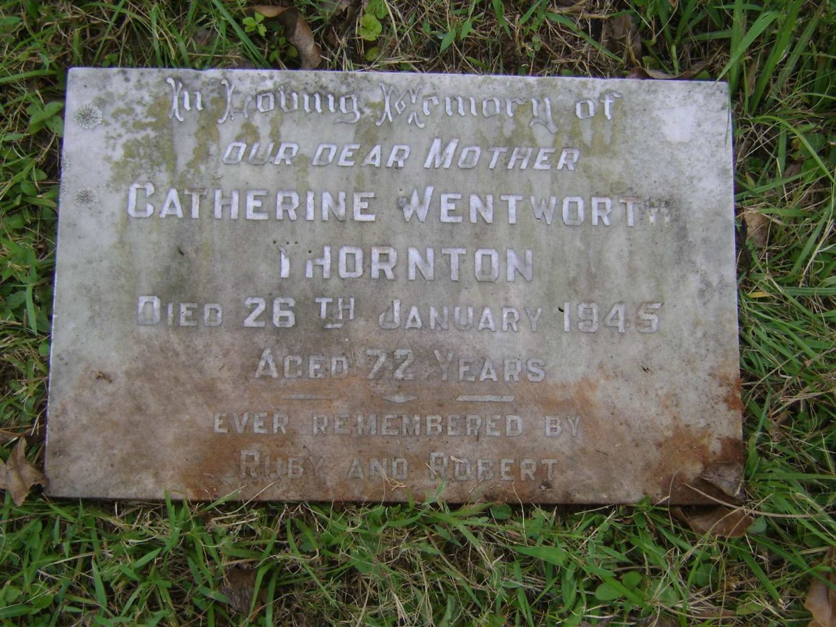 THORNTON Catherine Wentworth -1945