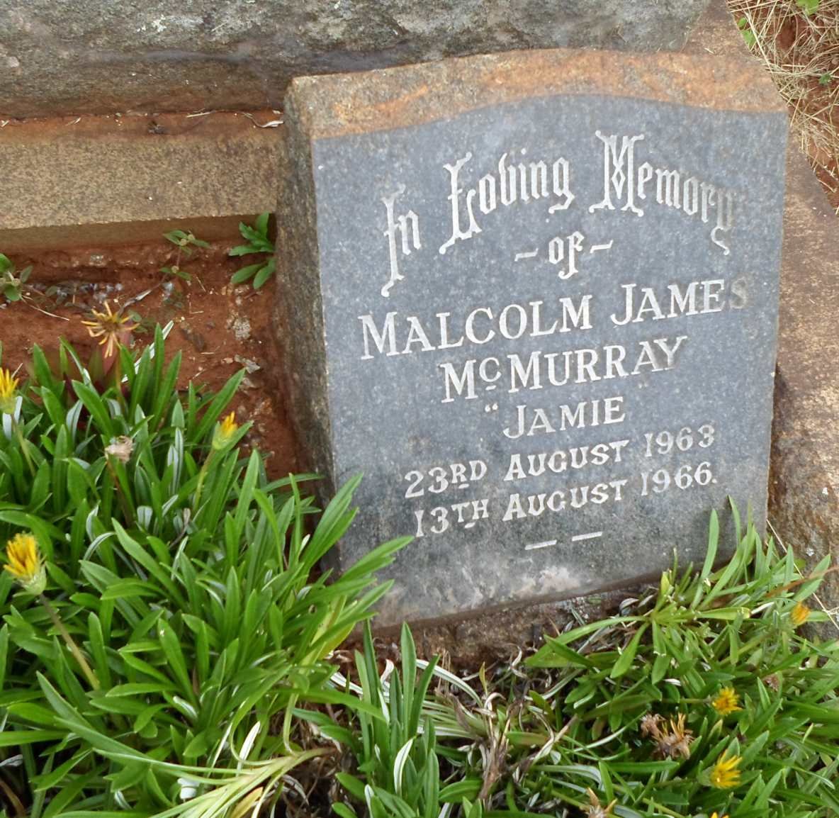 McMURRAY Malcolm James 1963-1966